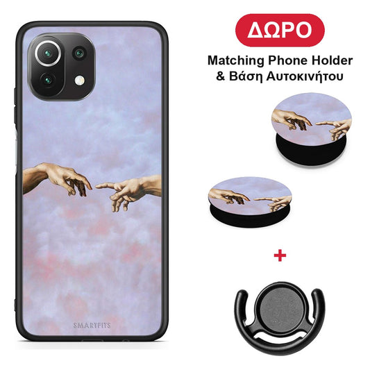 Adam Hand - Xiaomi 11 Lite 5G NE / Mi 11 Lite θήκη + Δώρο Phone Holder & Βάση Αυτοκινήτου