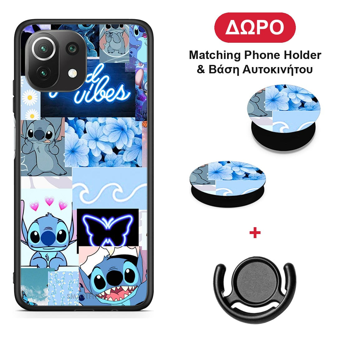 Collage Good Vibes - Xiaomi 11 Lite 5G NE / Mi 11 Lite θήκη + Δώρο Phone Holder & Βάση Αυτοκινήτου