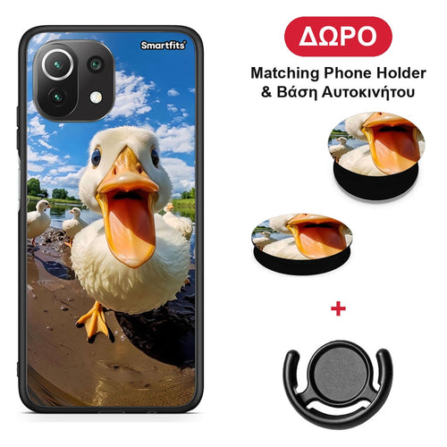 Duck Face - Xiaomi 11 Lite 5G NE / Mi 11 Lite θήκη + Δώρο Phone Holder & Βάση Αυτοκινήτου