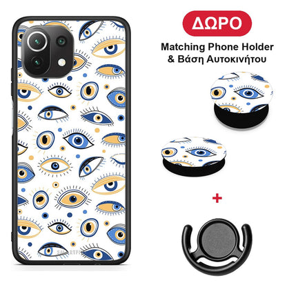 Ftou Ftou - Xiaomi 11 Lite 5G NE / Mi 11 Lite θήκη + Δώρο Phone Holder & Βάση Αυτοκινήτου