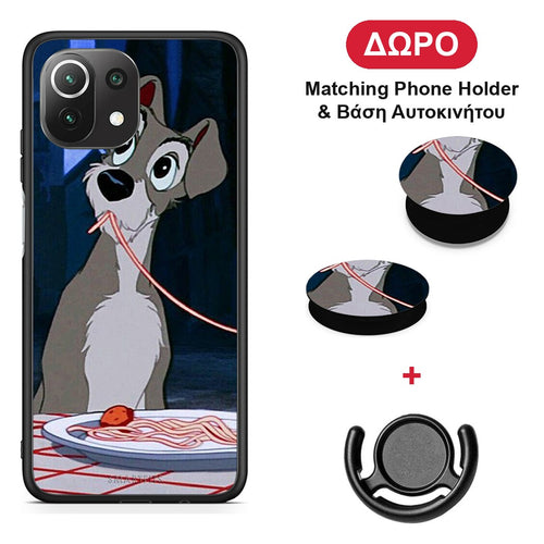Lady And Tramp 1 - Xiaomi 11 Lite 5G NE / Mi 11 Lite θήκη + Δώρο Phone Holder & Βάση Αυτοκινήτου