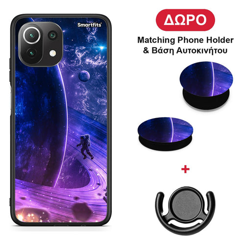 Lost Astronaut - Xiaomi 11 Lite 5G NE / Mi 11 Lite θήκη + Δώρο Phone Holder & Βάση Αυτοκινήτου