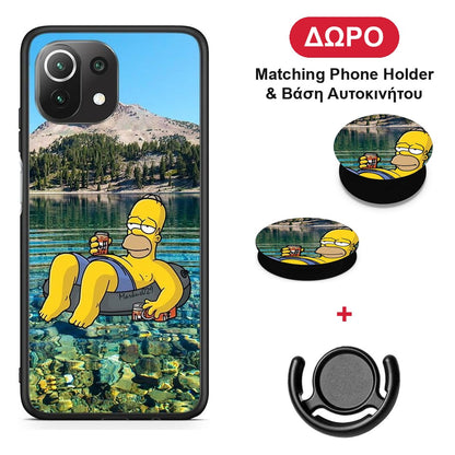 Summer Happiness - Xiaomi 11 Lite 5G NE / Mi 11 Lite θήκη + Δώρο Phone Holder & Βάση Αυτοκινήτου