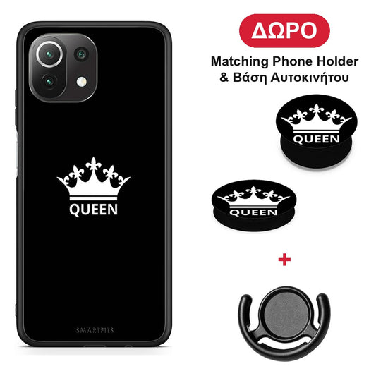 Valentine Queen - Xiaomi 11 Lite 5G NE / Mi 11 Lite θήκη + Δώρο Phone Holder & Βάση Αυτοκινήτου