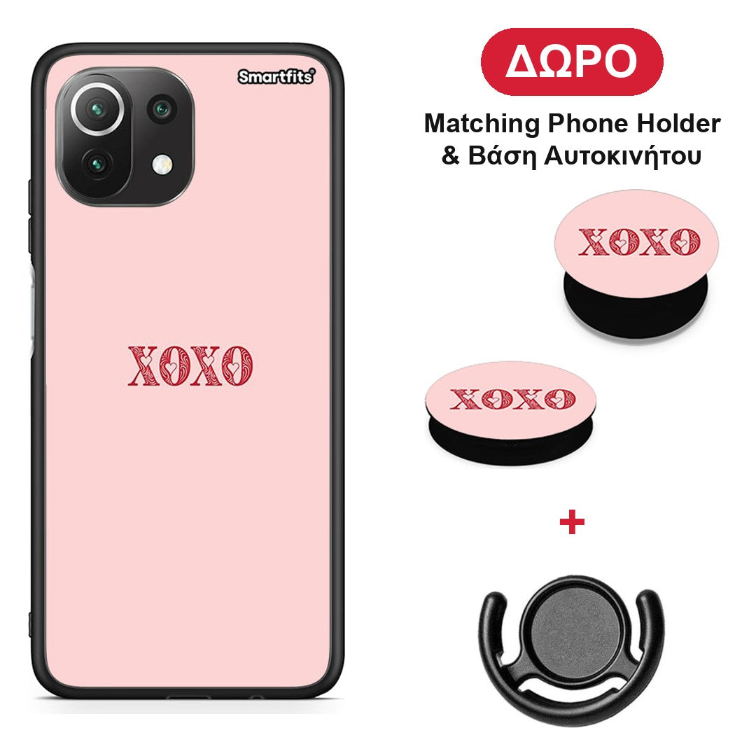 XOXO Love - Xiaomi 11 Lite 5G NE / Mi 11 Lite θήκη + Δώρο Phone Holder & Βάση Αυτοκινήτου