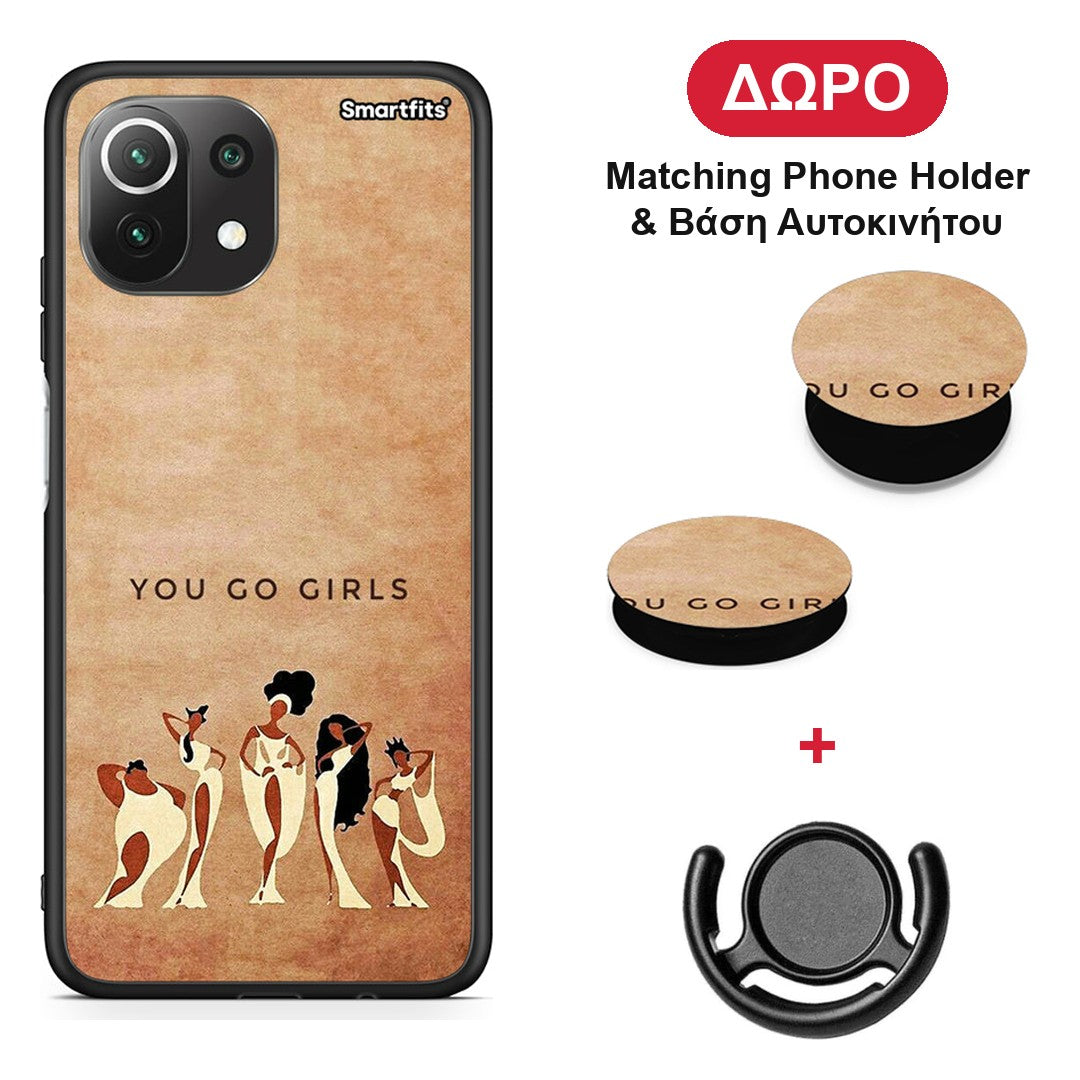 You Go Girl - Xiaomi 11 Lite 5G NE / Mi 11 Lite θήκη + Δώρο Phone Holder & Βάση Αυτοκινήτου