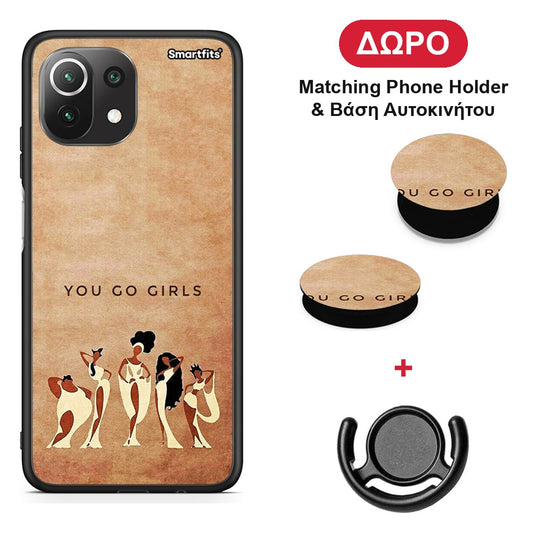 You Go Girl - Xiaomi 11 Lite 5G NE / Mi 11 Lite θήκη + Δώρο Phone Holder & Βάση Αυτοκινήτου