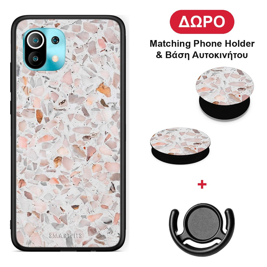 Marble Terrazzo - Xiaomi Mi 11 / 11 Pro θήκη + Δώρο Phone Holder & Βάση Αυτοκινήτου