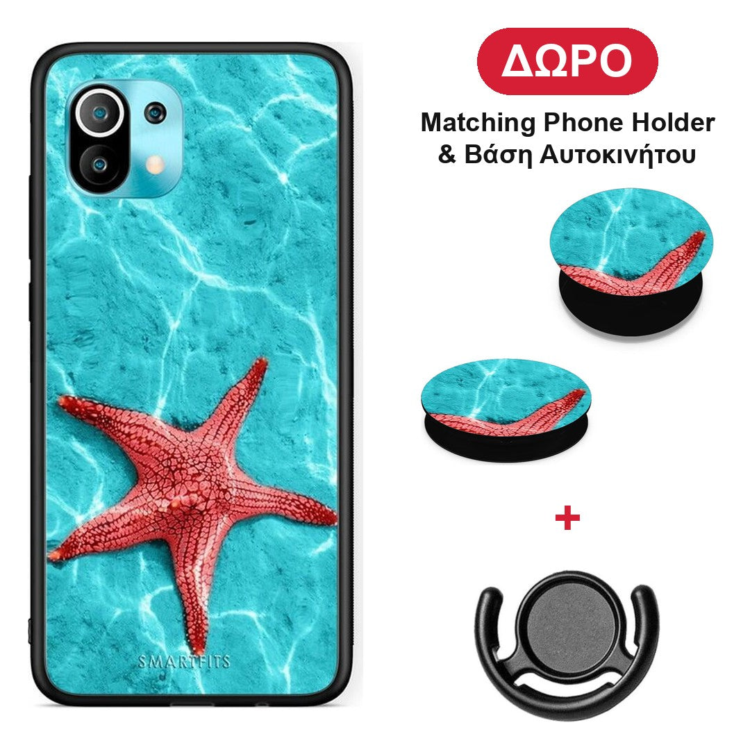 Red Starfish - Xiaomi Mi 11 / 11 Pro θήκη + Δώρο Phone Holder & Βάση Αυτοκινήτου