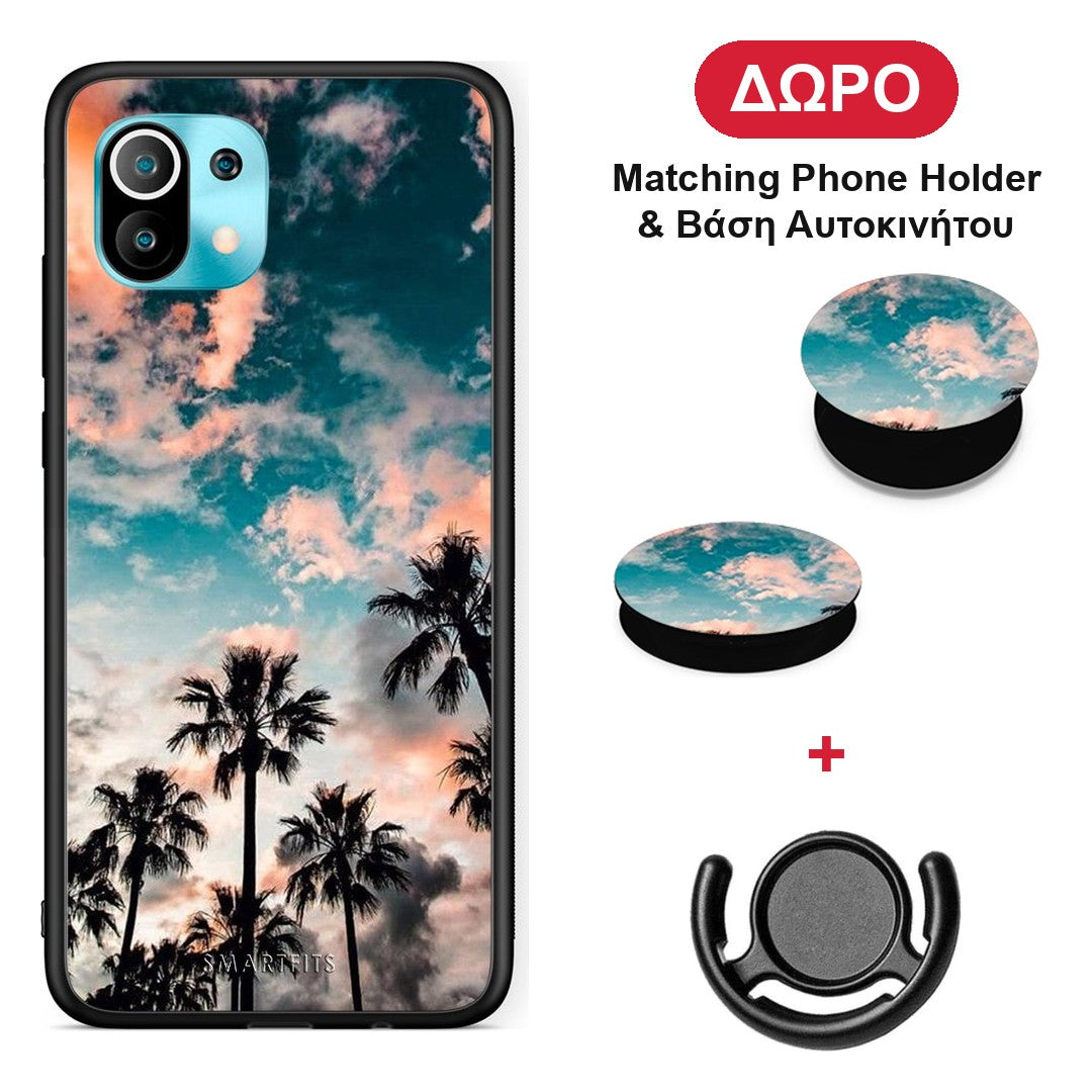 Summer Sky - Xiaomi Mi 11 / 11 Pro θήκη + Δώρο Phone Holder & Βάση Αυτοκινήτου