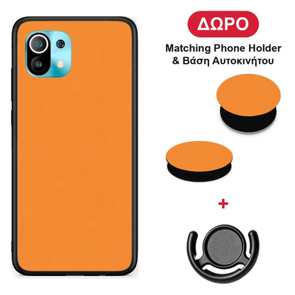 Tangerine Orange - Xiaomi Mi 11 / 11 Pro θήκη + Δώρο Phone Holder & Βάση Αυτοκινήτου