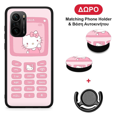 Hello Kitten - Xiaomi Mi 11i θήκη + Δώρο Phone Holder & Βάση Αυτοκινήτου