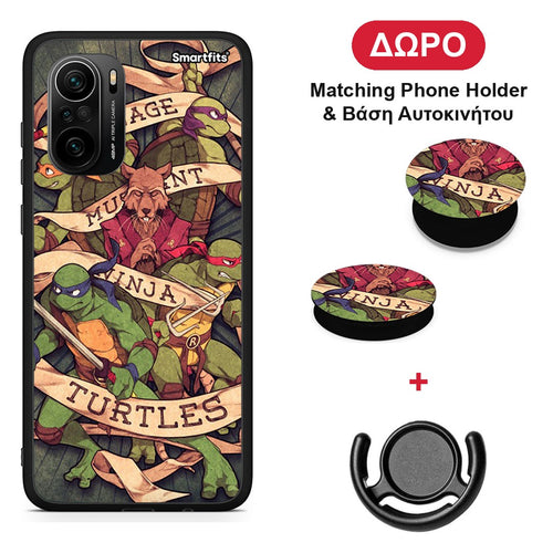 Ninja Turtles - Xiaomi Mi 11i θήκη + Δώρο Phone Holder & Βάση Αυτοκινήτου