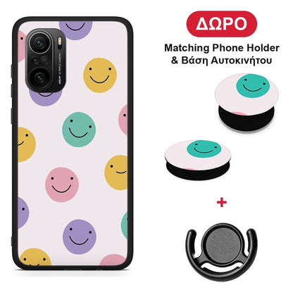 Smiley Faces - Xiaomi Mi 11i θήκη + Δώρο Phone Holder & Βάση Αυτοκινήτου