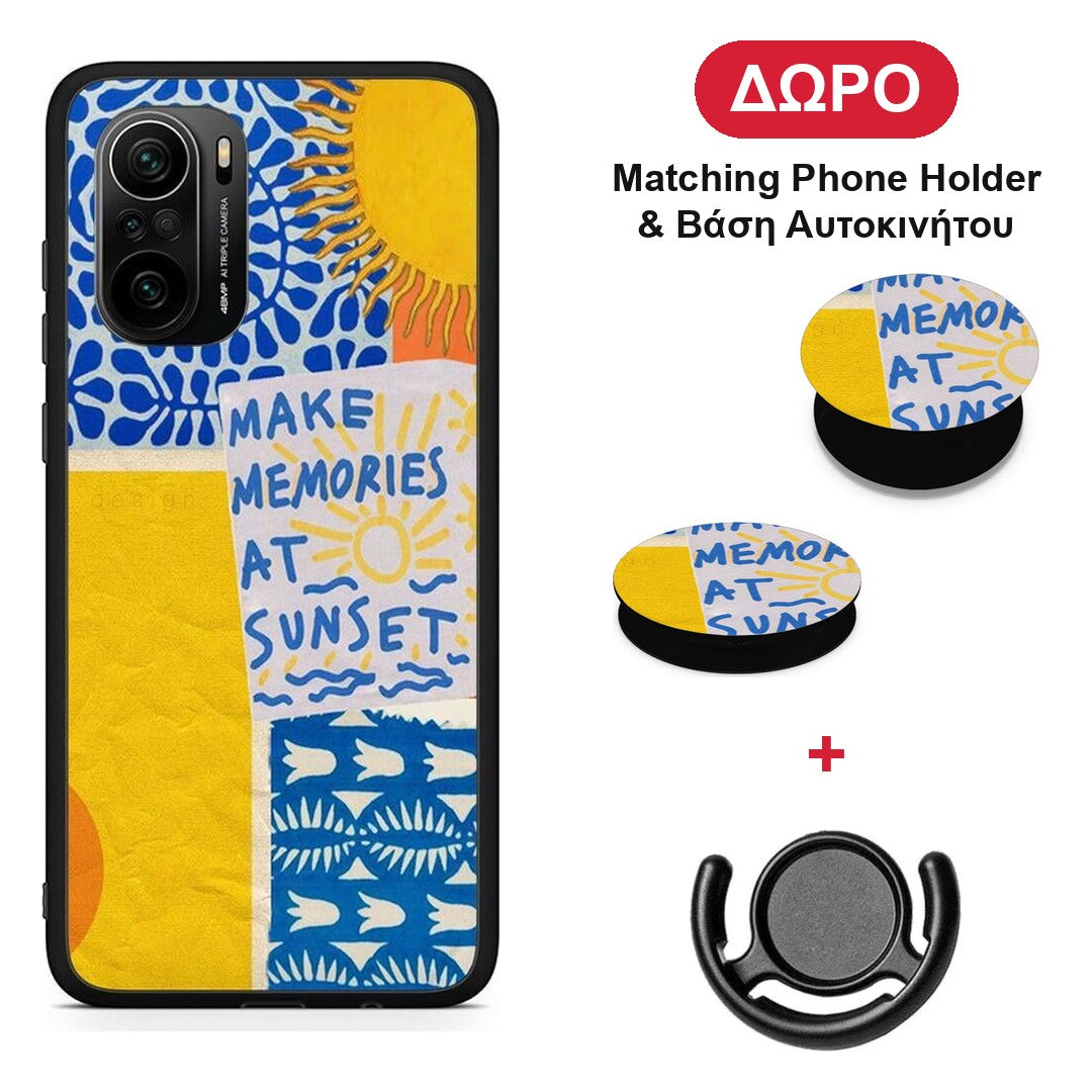 Sunset Memories - Xiaomi Mi 11i θήκη + Δώρο Phone Holder & Βάση Αυτοκινήτου
