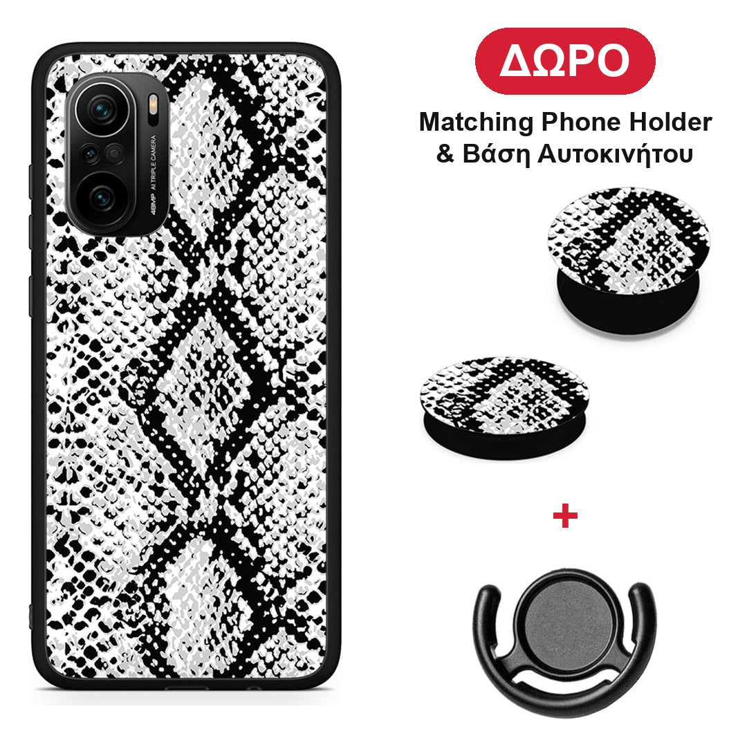 Animal White Snake - Xiaomi Mi 11i θήκη + Δώρο Phone Holder & Βάση Αυτοκινήτου