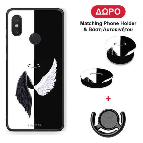 Angels Demons - Xiaomi Mi 8 θήκη + Δώρο Phone Holder & Βάση Αυτοκινήτου