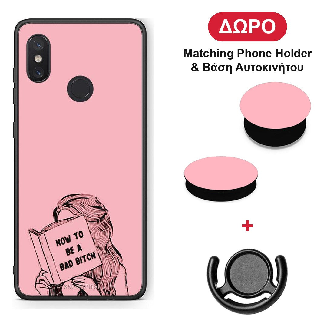 Bad Bitch - Xiaomi Mi 8 θήκη + Δώρο Phone Holder & Βάση Αυτοκινήτου
