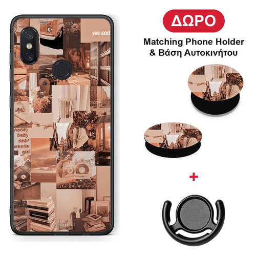 Collage You Can - Xiaomi Mi 8 θήκη + Δώρο Phone Holder & Βάση Αυτοκινήτου