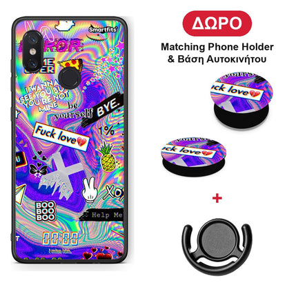 Game Over - Xiaomi Mi 8 θήκη + Δώρο Phone Holder & Βάση Αυτοκινήτου