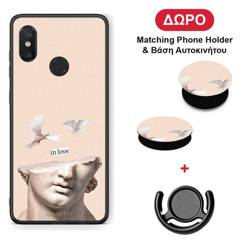 In Love - Xiaomi Mi 8 θήκη + Δώρο Phone Holder & Βάση Αυτοκινήτου