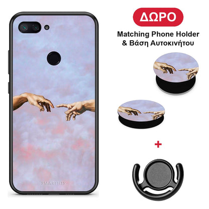 Adam Hand - Xiaomi Mi 8 Lite θήκη + Δώρο Phone Holder & Βάση Αυτοκινήτου