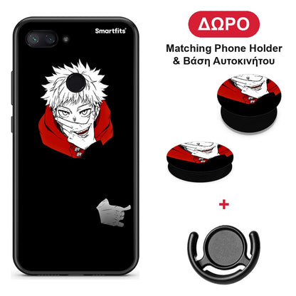 Itadori Anime - Xiaomi Mi 8 Lite θήκη + Δώρο Phone Holder & Βάση Αυτοκινήτου