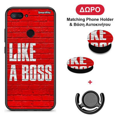 Like A Boss - Xiaomi Mi 8 Lite θήκη + Δώρο Phone Holder & Βάση Αυτοκινήτου