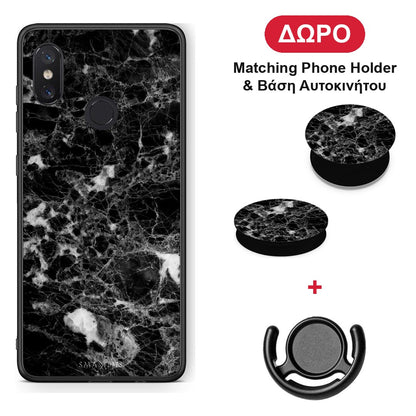 Marble Male - Xiaomi Mi 8 θήκη + Δώρο Phone Holder & Βάση Αυτοκινήτου