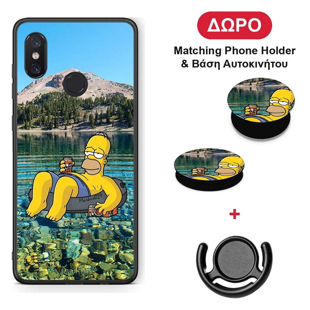Summer Happiness - Xiaomi Mi 8 θήκη + Δώρο Phone Holder & Βάση Αυτοκινήτου