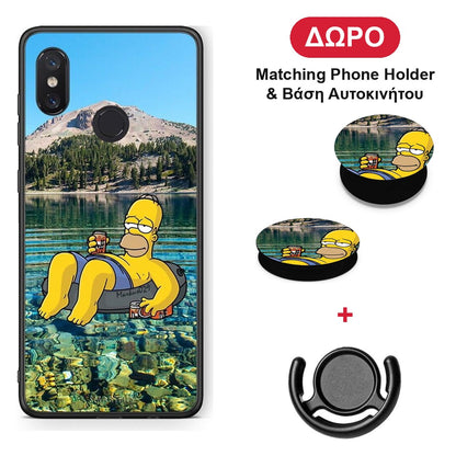 Summer Happiness - Xiaomi Mi 8 θήκη + Δώρο Phone Holder & Βάση Αυτοκινήτου