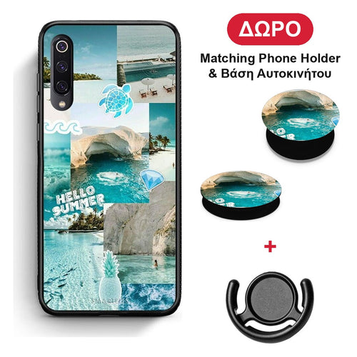 Aesthetic Summer - Xiaomi Mi 9 θήκη + Δώρο Phone Holder & Βάση Αυτοκινήτου