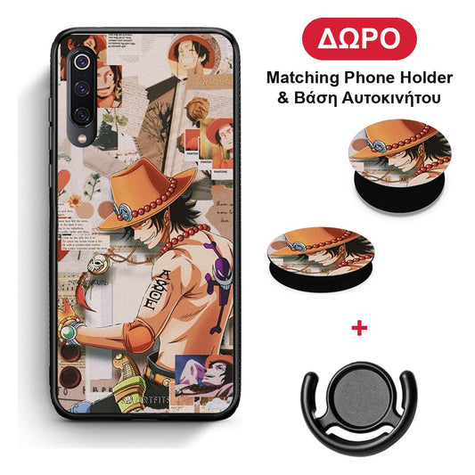 Anime Collage - Xiaomi Mi 9 θήκη + Δώρο Phone Holder & Βάση Αυτοκινήτου