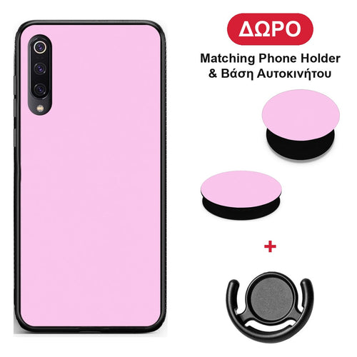 Cotton Candy Pink - Xiaomi Mi 9 θήκη + Δώρο Phone Holder & Βάση Αυτοκινήτου