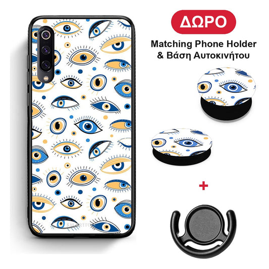 Ftou Ftou - Xiaomi Mi 9 θήκη + Δώρο Phone Holder & Βάση Αυτοκινήτου