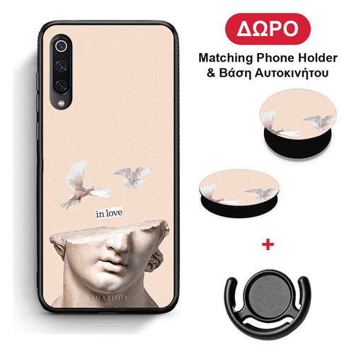 In Love - Xiaomi Mi 9 θήκη + Δώρο Phone Holder & Βάση Αυτοκινήτου