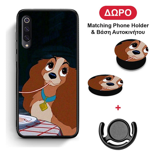 Lady And Tramp 2 - Xiaomi Mi 9 θήκη + Δώρο Phone Holder & Βάση Αυτοκινήτου