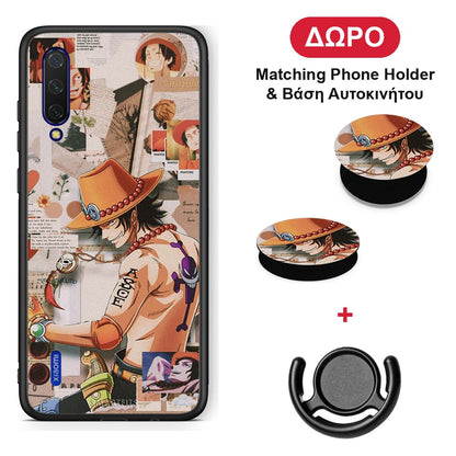 Anime Collage - Xiaomi Mi 9 Lite θήκη + Δώρο Phone Holder & Βάση Αυτοκινήτου