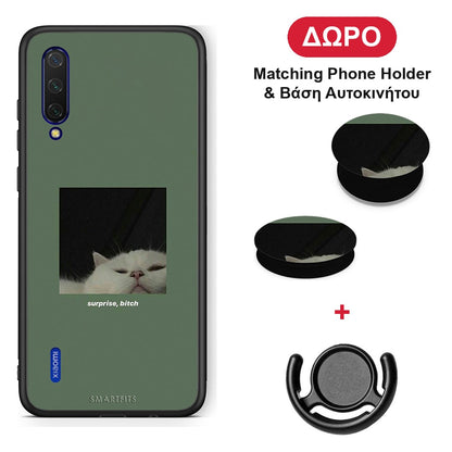 Bitch Surprise - Xiaomi Mi 9 Lite θήκη + Δώρο Phone Holder & Βάση Αυτοκινήτου