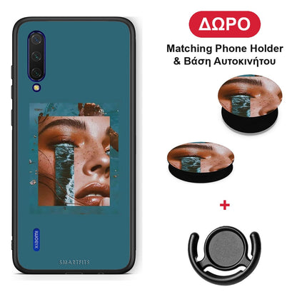 Cry An Ocean - Xiaomi Mi 9 Lite θήκη + Δώρο Phone Holder & Βάση Αυτοκινήτου