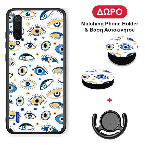 Ftou Ftou - Xiaomi Mi 9 Lite θήκη + Δώρο Phone Holder & Βάση Αυτοκινήτου