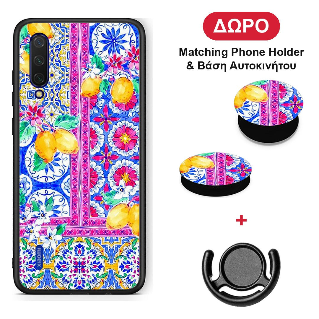 Retro Spring - Xiaomi Mi 9 Lite θήκη + Δώρο Phone Holder & Βάση Αυτοκινήτου