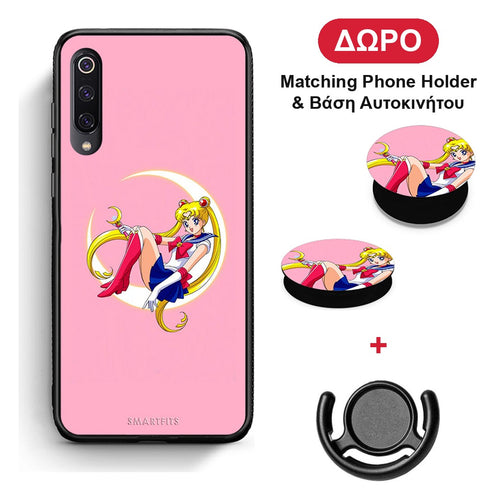 Moon Girl - Xiaomi Mi 9 θήκη + Δώρο Phone Holder & Βάση Αυτοκινήτου