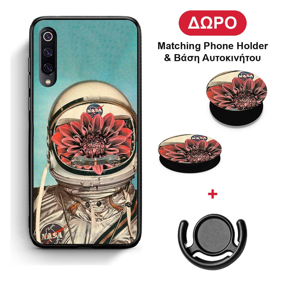 Nasa Bloom - Xiaomi Mi 9 θήκη + Δώρο Phone Holder & Βάση Αυτοκινήτου
