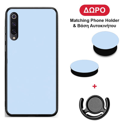 Powder Blue - Xiaomi Mi 9 θήκη + Δώρο Phone Holder & Βάση Αυτοκινήτου