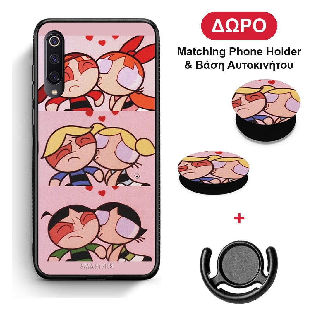 Puff Love - Xiaomi Mi 9 θήκη + Δώρο Phone Holder & Βάση Αυτοκινήτου