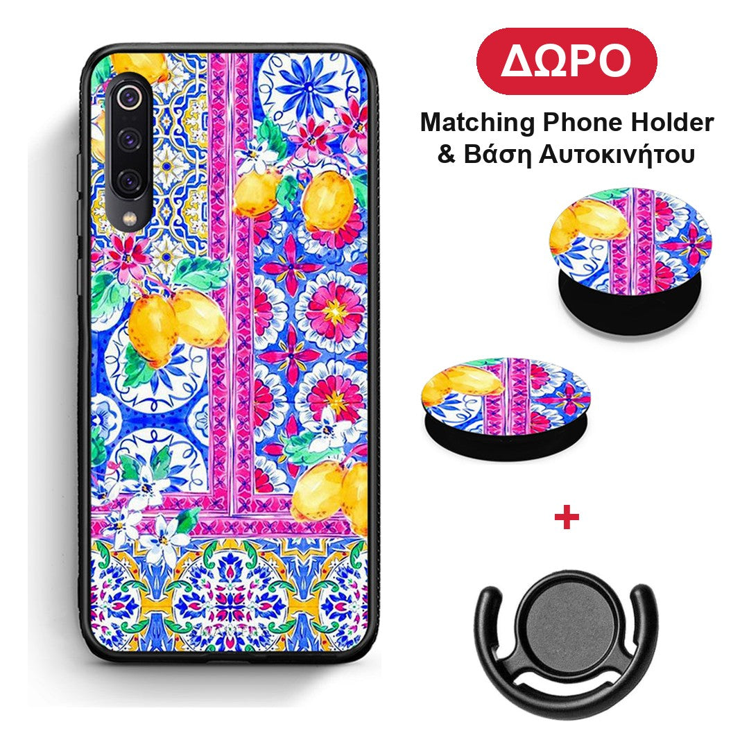 Retro Spring - Xiaomi Mi 9 θήκη + Δώρο Phone Holder & Βάση Αυτοκινήτου