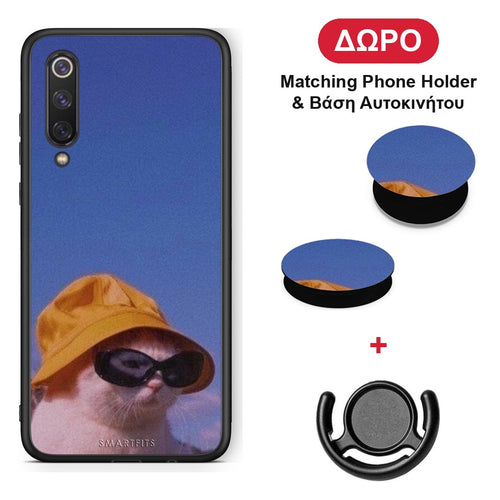 Cat Diva - Xiaomi Mi 9 SE θήκη + Δώρο Phone Holder & Βάση Αυτοκινήτου