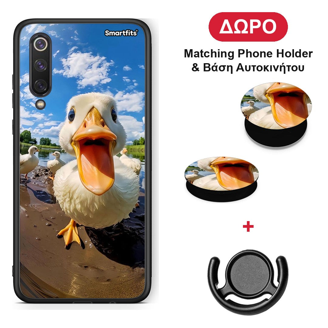 Duck Face - Xiaomi Mi 9 SE θήκη + Δώρο Phone Holder & Βάση Αυτοκινήτου