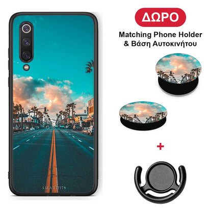 Landscape City - Xiaomi Mi 9 SE θήκη + Δώρο Phone Holder & Βάση Αυτοκινήτου